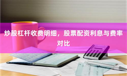 炒股杠杆收费明细，股票配资利息与费率对比